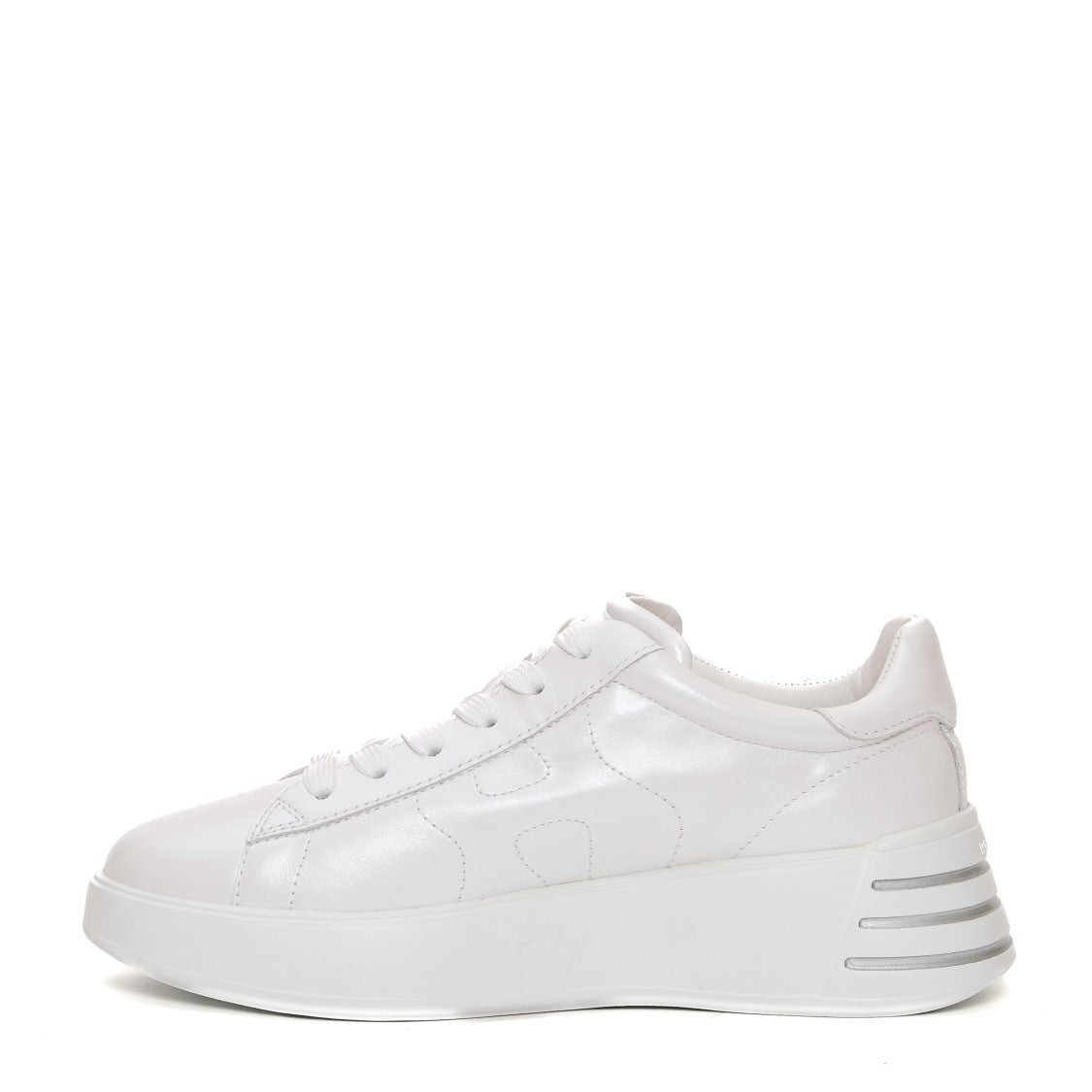 Hogan Rebel White Leather And Rhinestones Sneakers