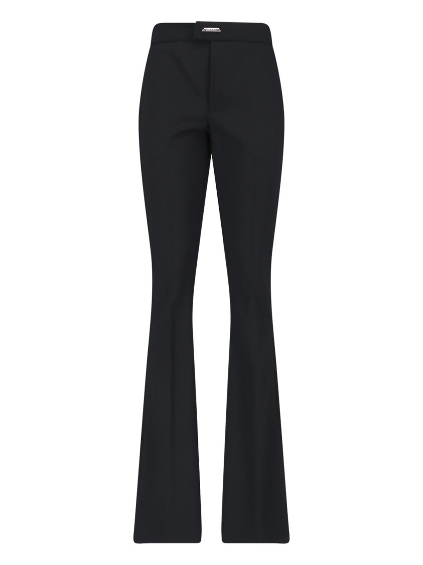Dondup Black Virgin Wool-Blend Double Breasted Suit