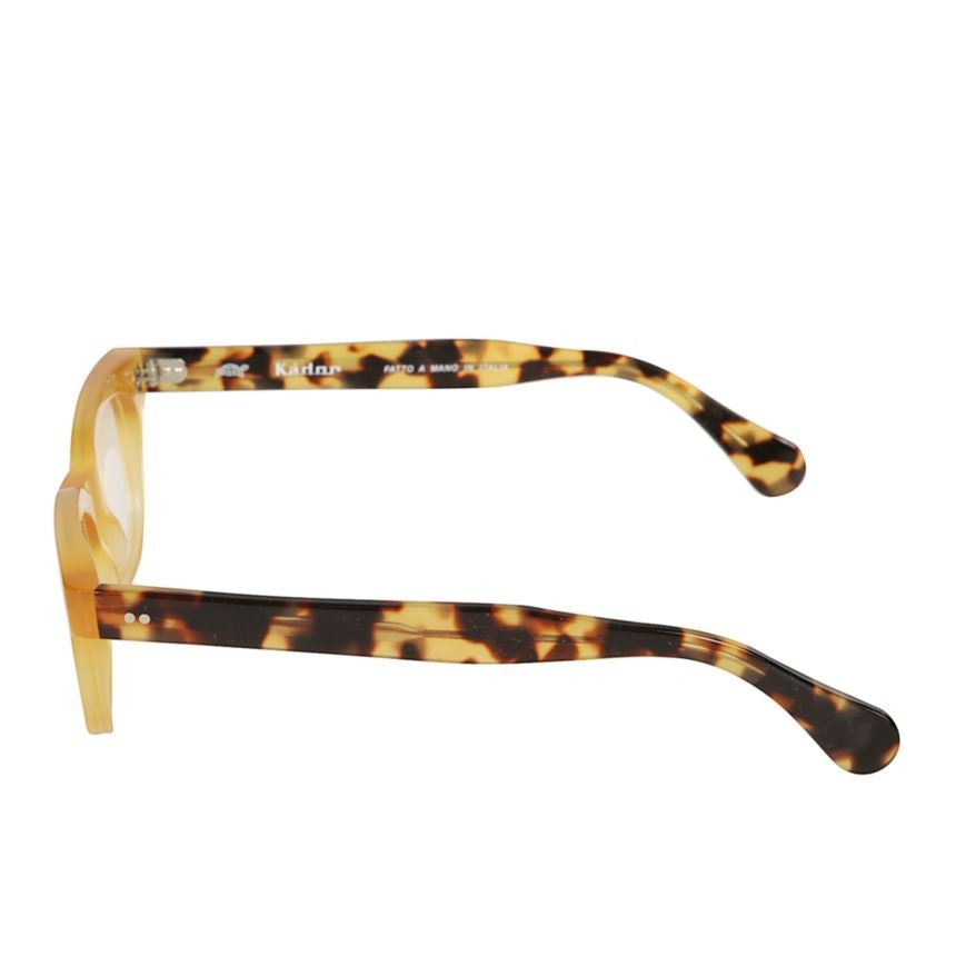 Kador Kayo Rectangular Sunglasses With Translucent Amber Front