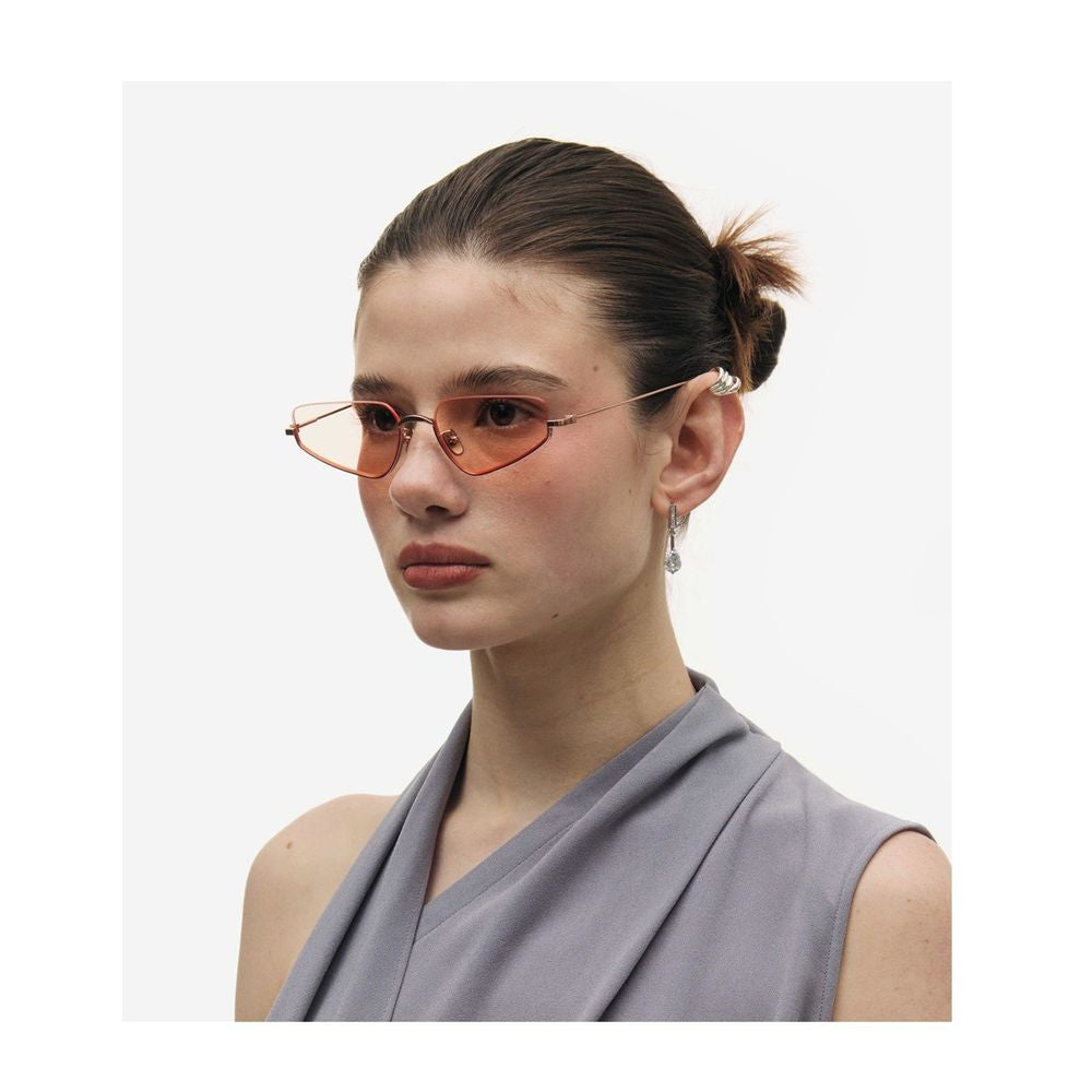Projekt Produkt P12 Hmcc4 Semi-Rimless Cat-Eye Sunglasses
