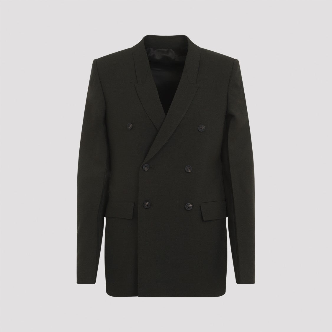 Rick Owens Green Wool Jacket