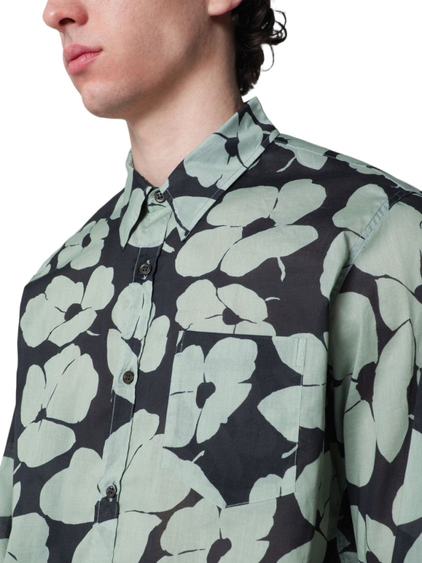 Dries Van Noten Classic Minimalist Long Sleeve Button Shirt