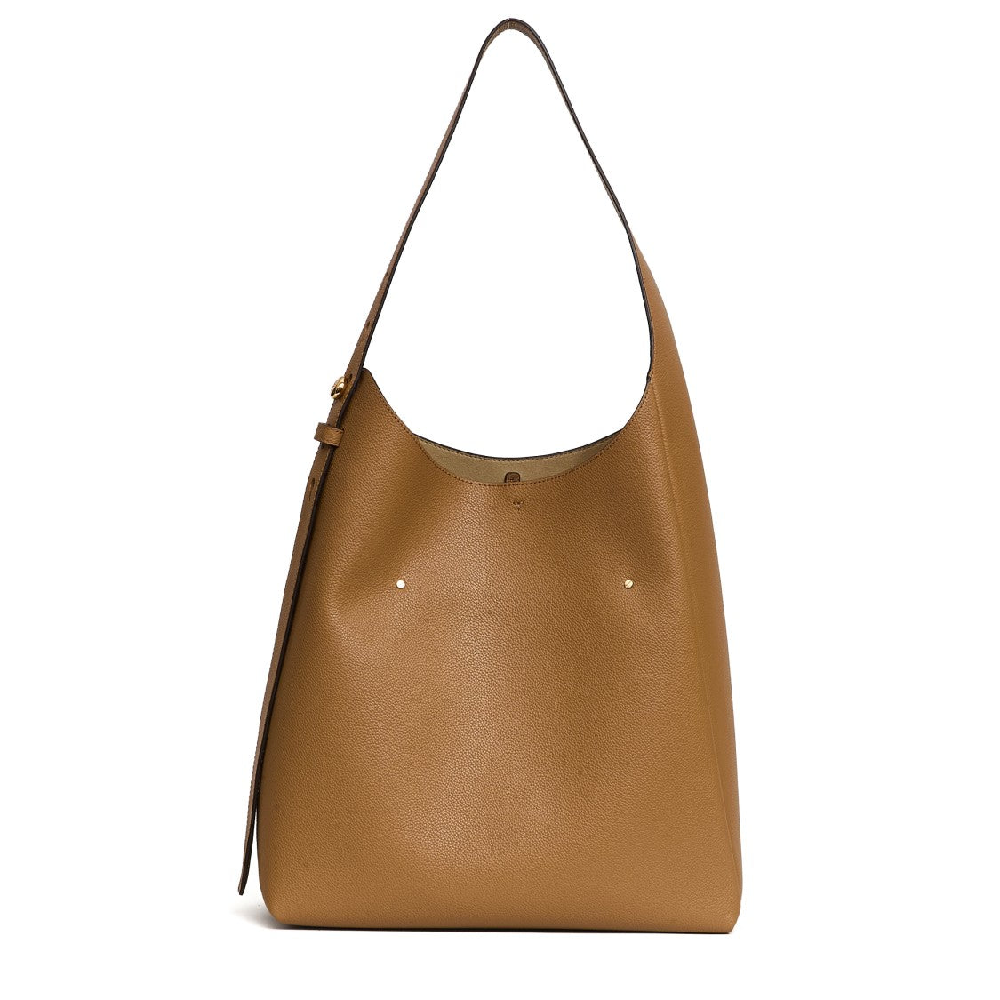 Tory Burch Brown Hobo Bag Smooth Structured Silhouette
