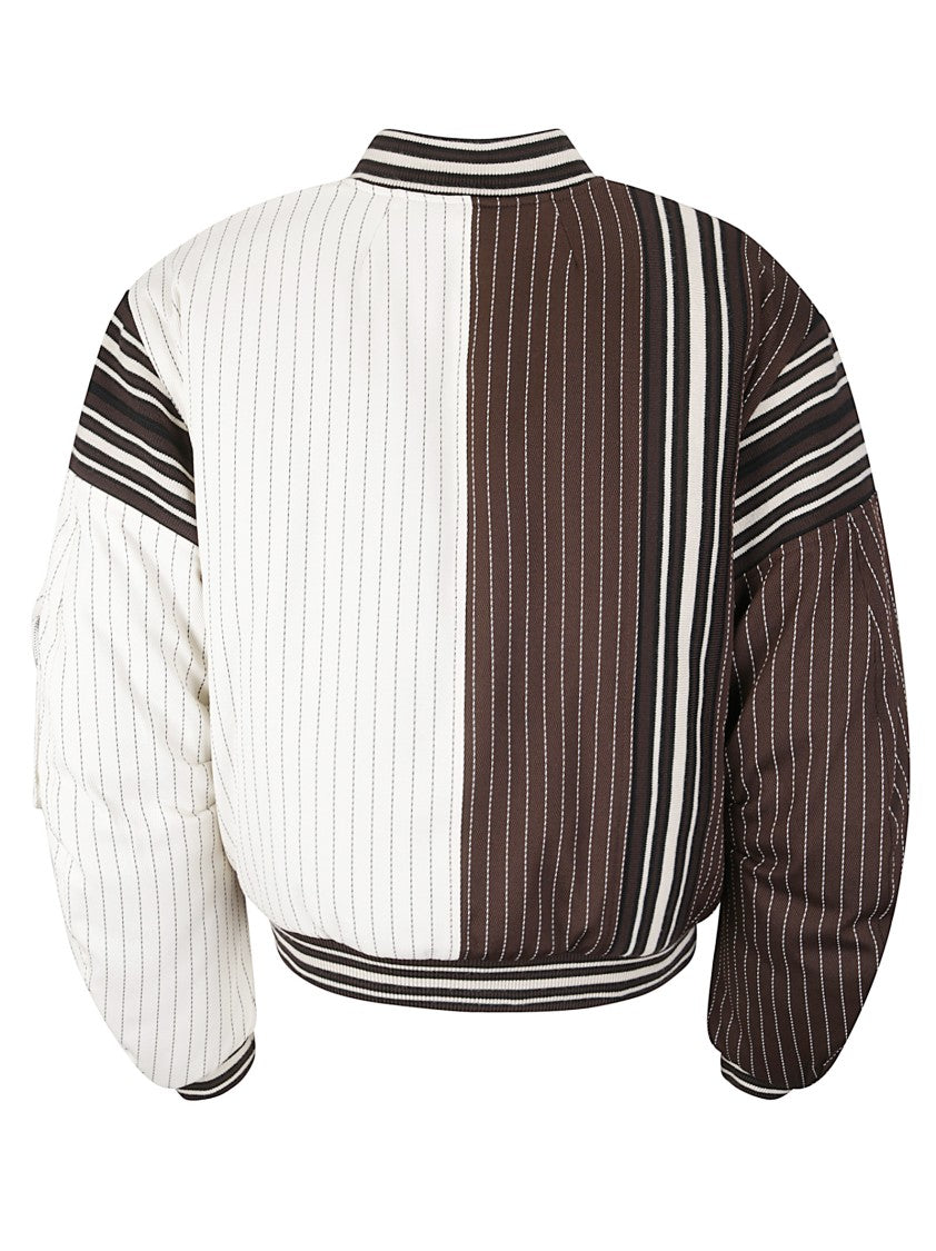 Pdf Ryan Bomber Jacket With Structured Collar And Ribbed Trim