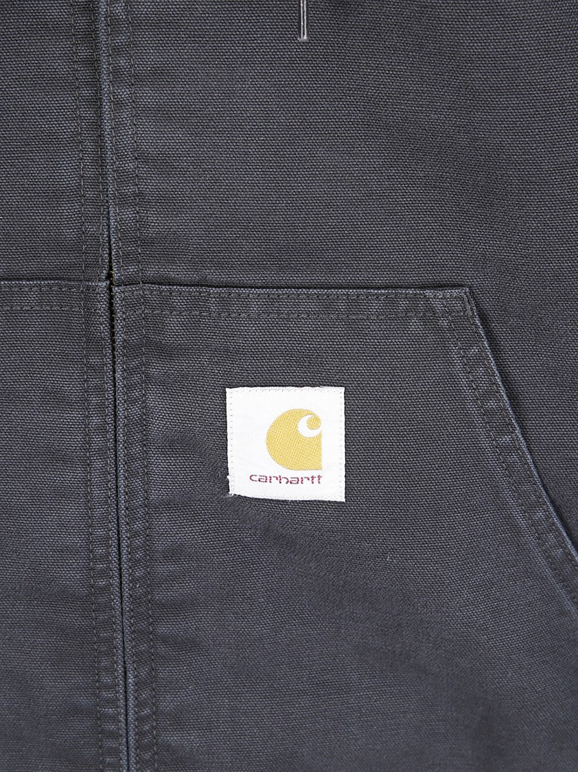 Carhartt Wip Active Jacket With Drawstring Hood And Kangaroo Pockets