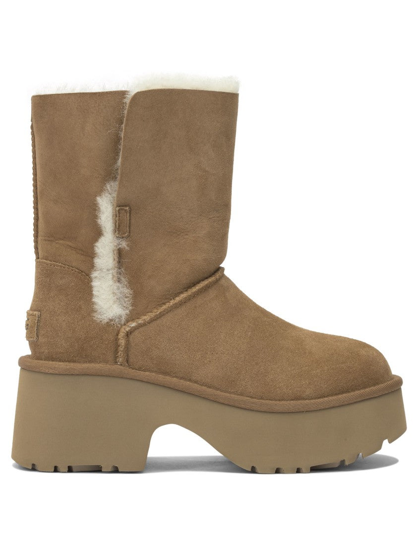 Ugg Compact Ankle Boots With Inverted Sheepskin