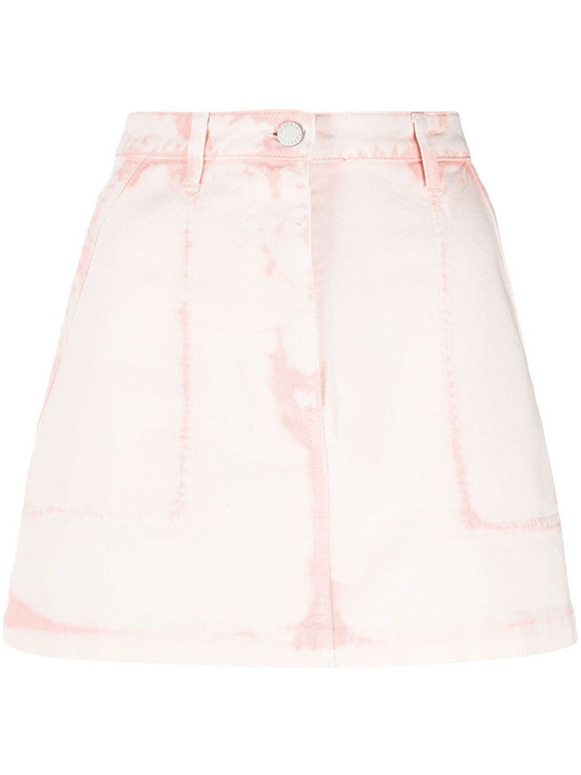 Alberta Ferretti Pink Cotton Mini Skirt
