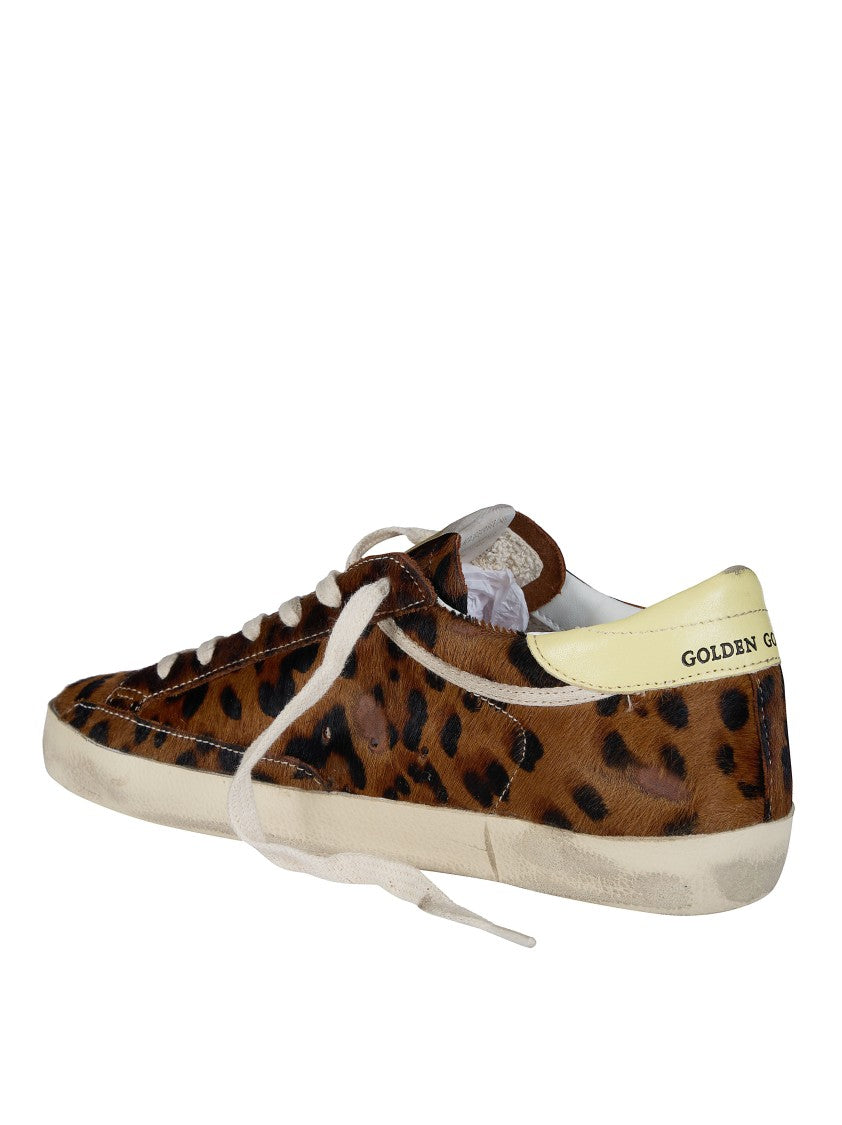 Golden Goose Super-Star Horsy Upper Toe Tongue Nappa Star Sneakers
