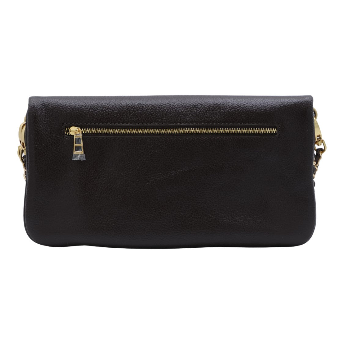 Zadig & Voltaire Pebbled Texture Bag With Gold Wing Emblem
