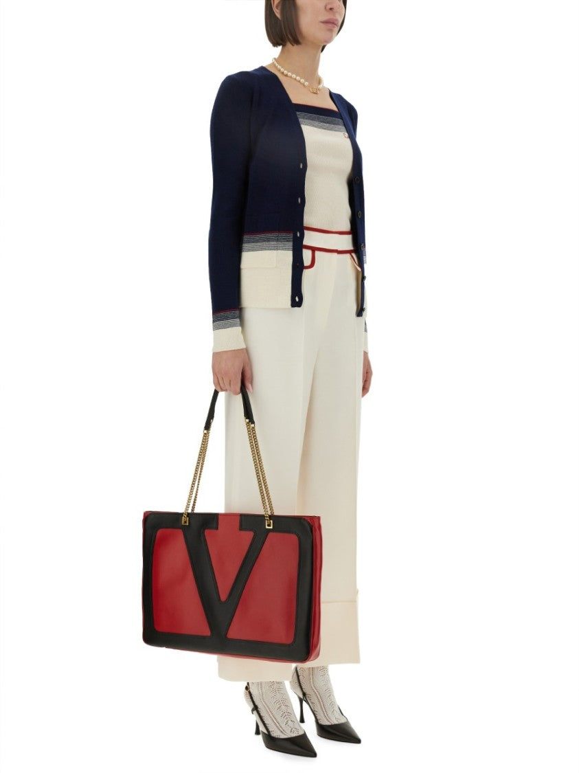 Valentino Slim-Fit Ribbed Wool Top