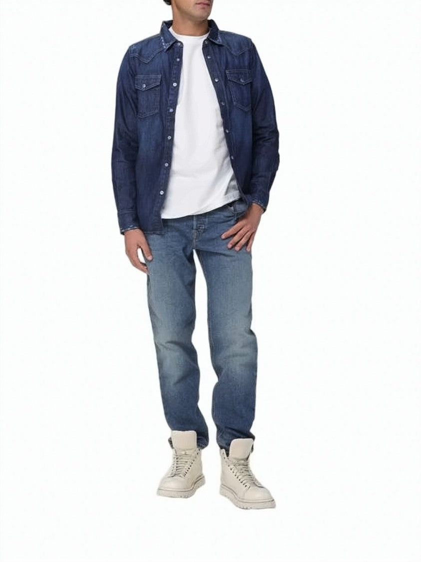 Diesel Straight-Leg Denim Pants With Traditional Five-Pocket Design