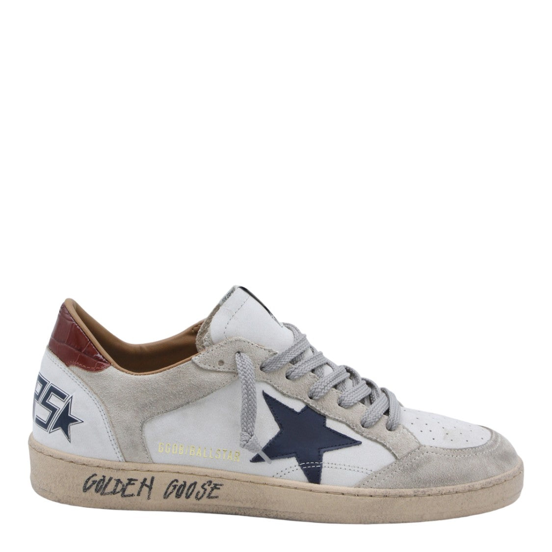 Golden Goose Classic Low-Top Sneakers With Textured Sole And Lace-Up Front