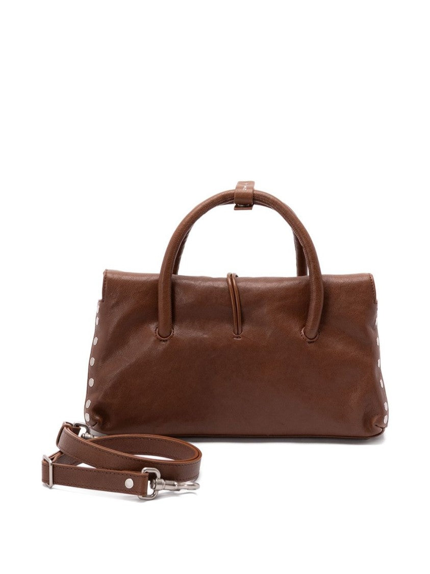 Zanellato Structured Shoulder Bag With Silver-Tone Lock