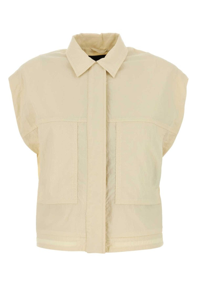 Herno Cream Nylon Vest