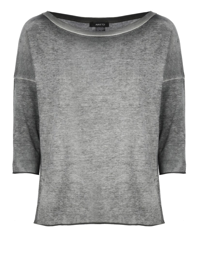 Avant Toi Grey Cotton T-Shirt
