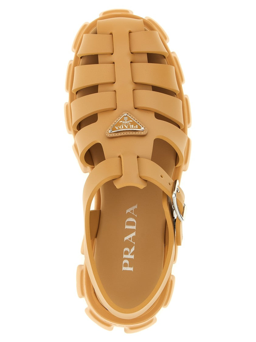 Prada Cage Monolith Sandals