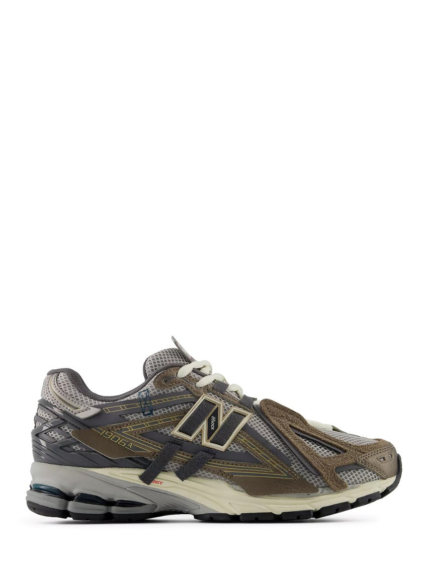 New Balance Layered Design Sneakers With Cushioned Sole