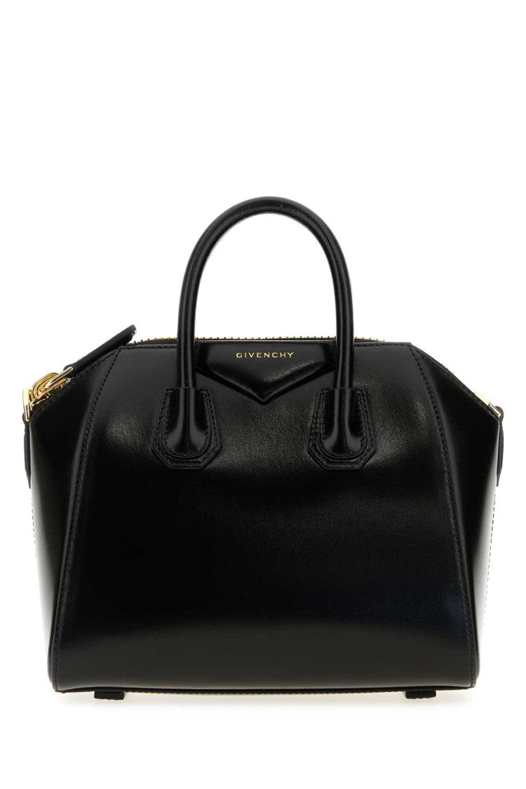Givenchy Black Leather Mini Antigona Handbag