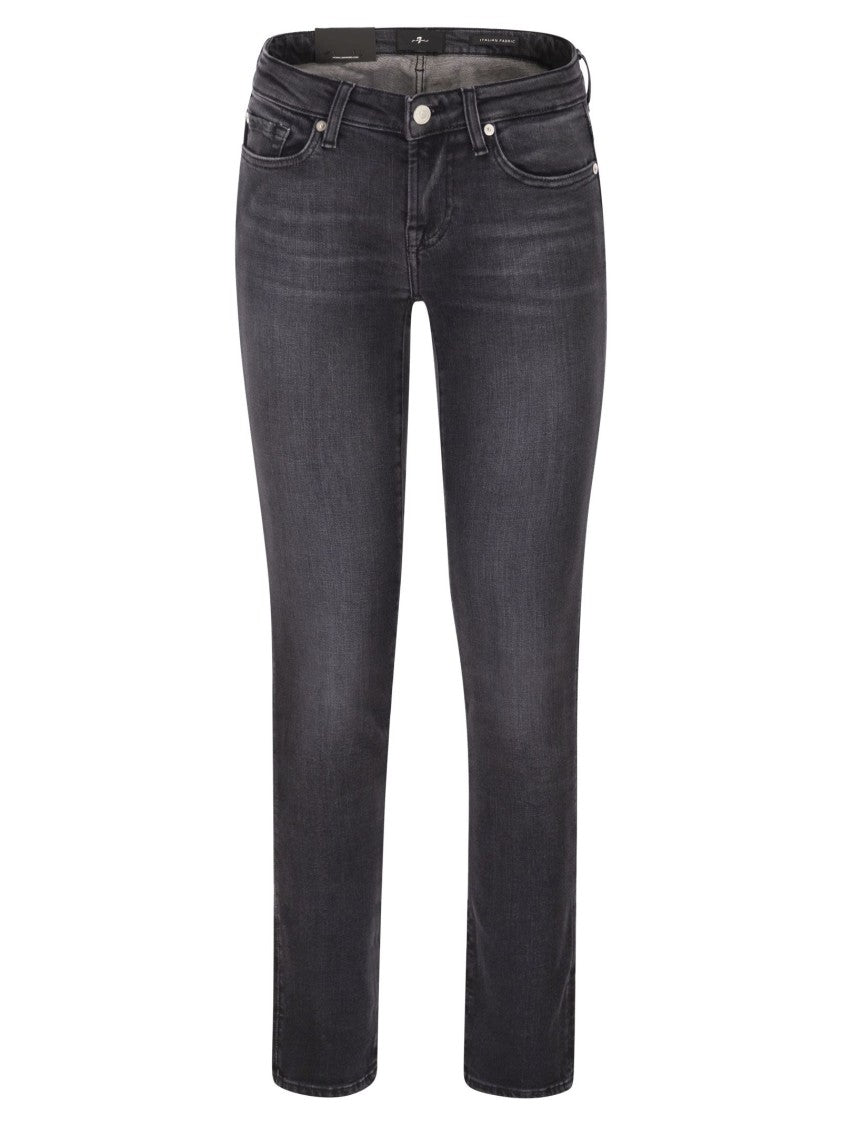 7 For All Mankind Low-Rise Skinny Jeans