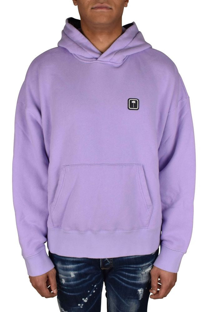 Palm Angels Lilac Cotton Palm Angels Hoodie