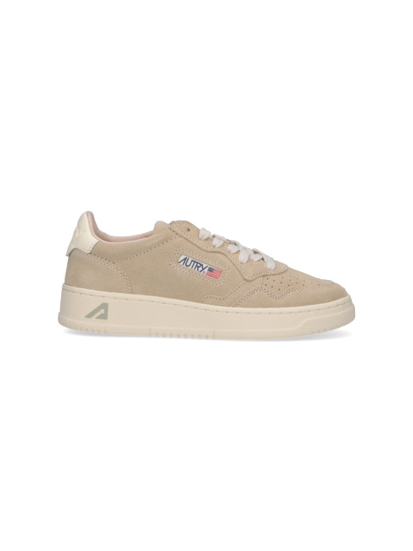 Autry Beige Autry Medalist Low Sneakers Beige