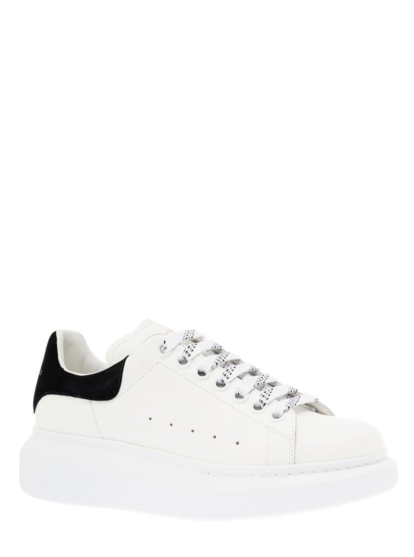Alexander Mcqueen Woman's Oversize White Leather Sneakers