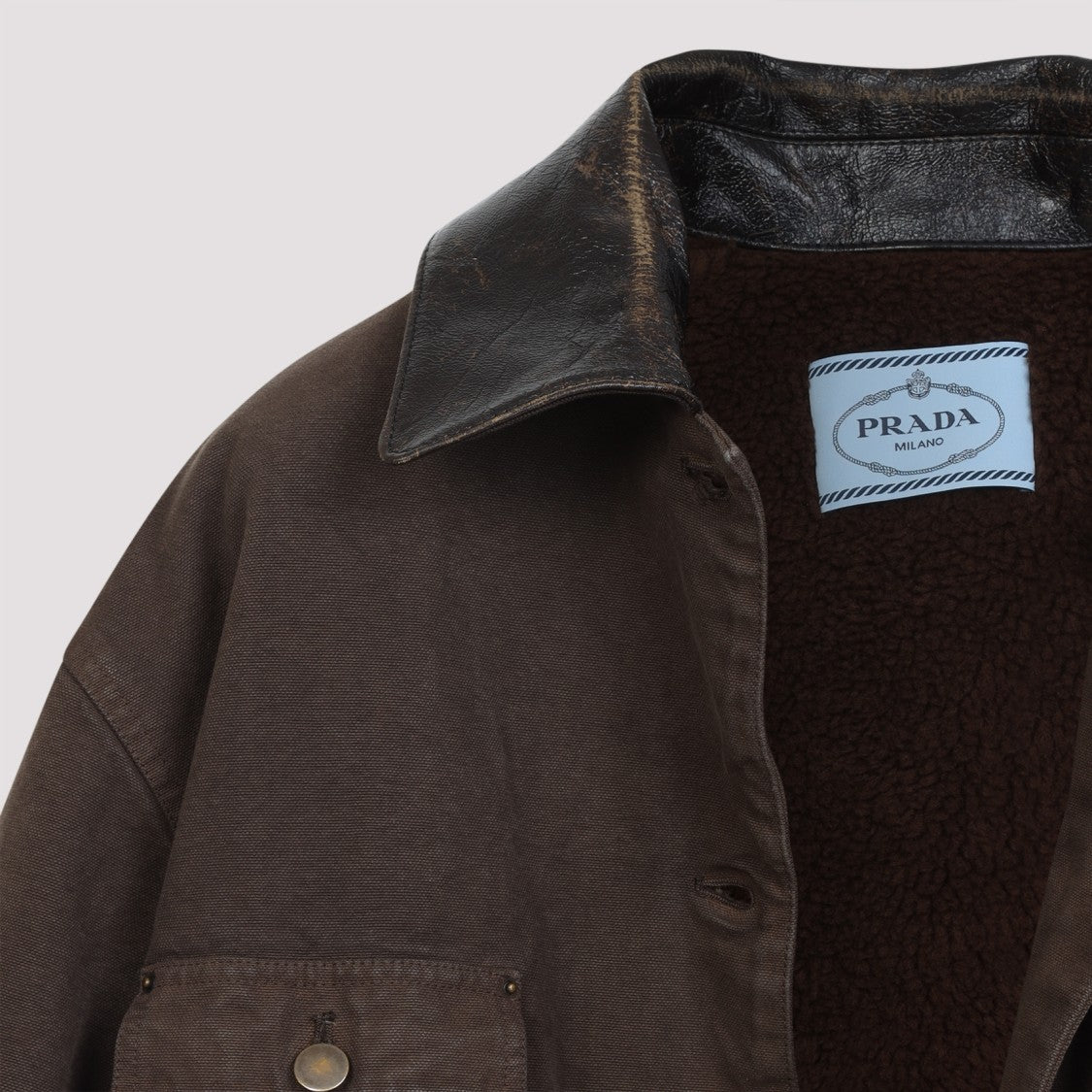 Prada Brown Cotton Jacket