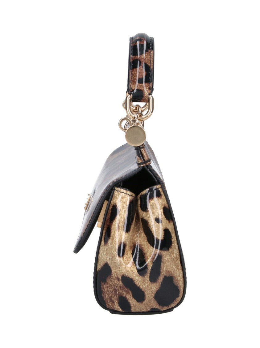 Dolce & Gabbana Sicily Multicolor Animalier Mini Calfskin Shoulder Bag