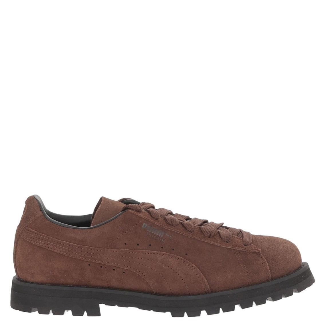 Puma Vibram Suede Sneakers With Round Toe And Front Lacing