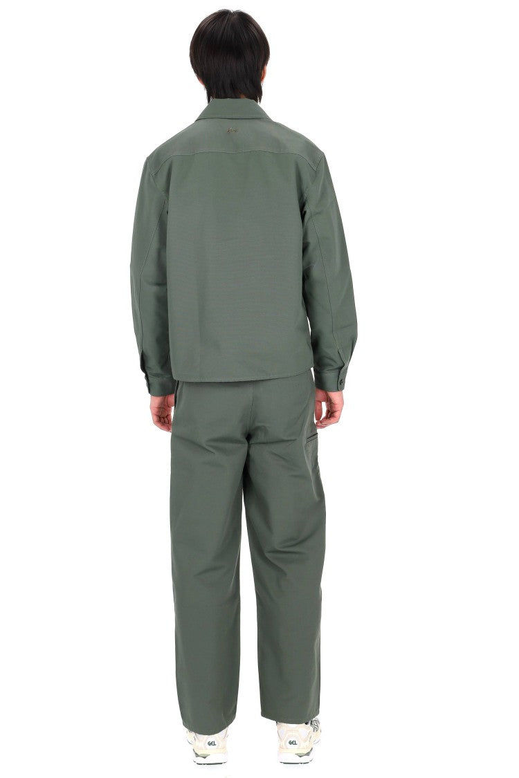 Kenzo Double Knee Cotton Utility Overshirt Jacket