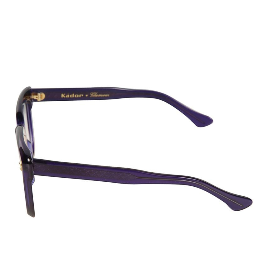 Kador Kalipso Glamour Oversized Square Frame Sunglasses With Gold Accents