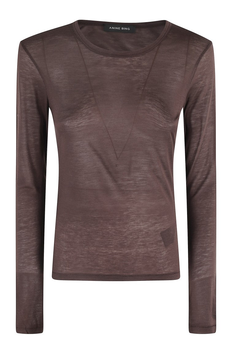 Anine Bing Sylvie Long Sleeve Tee