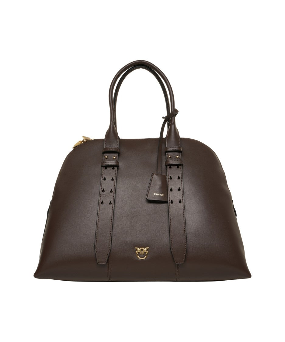 Pinko Bowling Bag With Double-Zip Closure