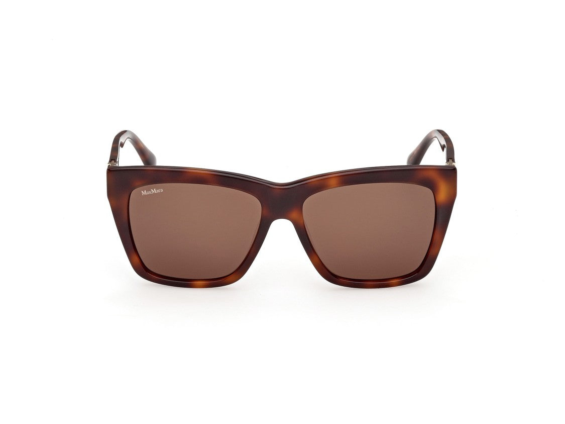 Max Mara Tortoiseshell Mm0193 Oversized Square Sunglasses