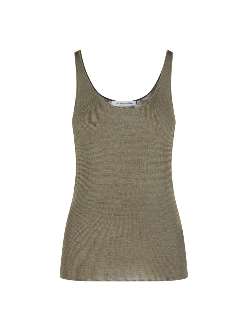 The Frankie Shop "Rivo" Knit Tank Top – Green