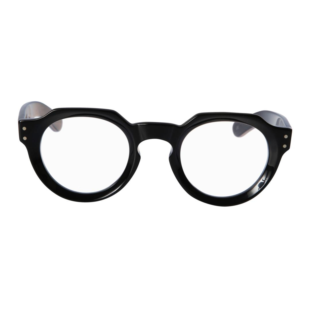 Kador Spike Rounded Frame Sunglasses With Keyhole Bridge