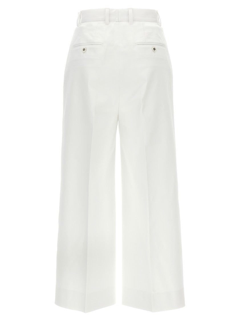 Dolce & Gabbana High Waist Cotton Pants