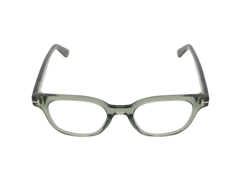 Tom Ford Green Ft6130-B Acetate Square Glasses