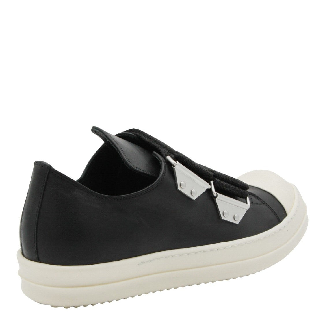 Rick Owens Black Sneakers With Contrasting Rubber Toe Cap