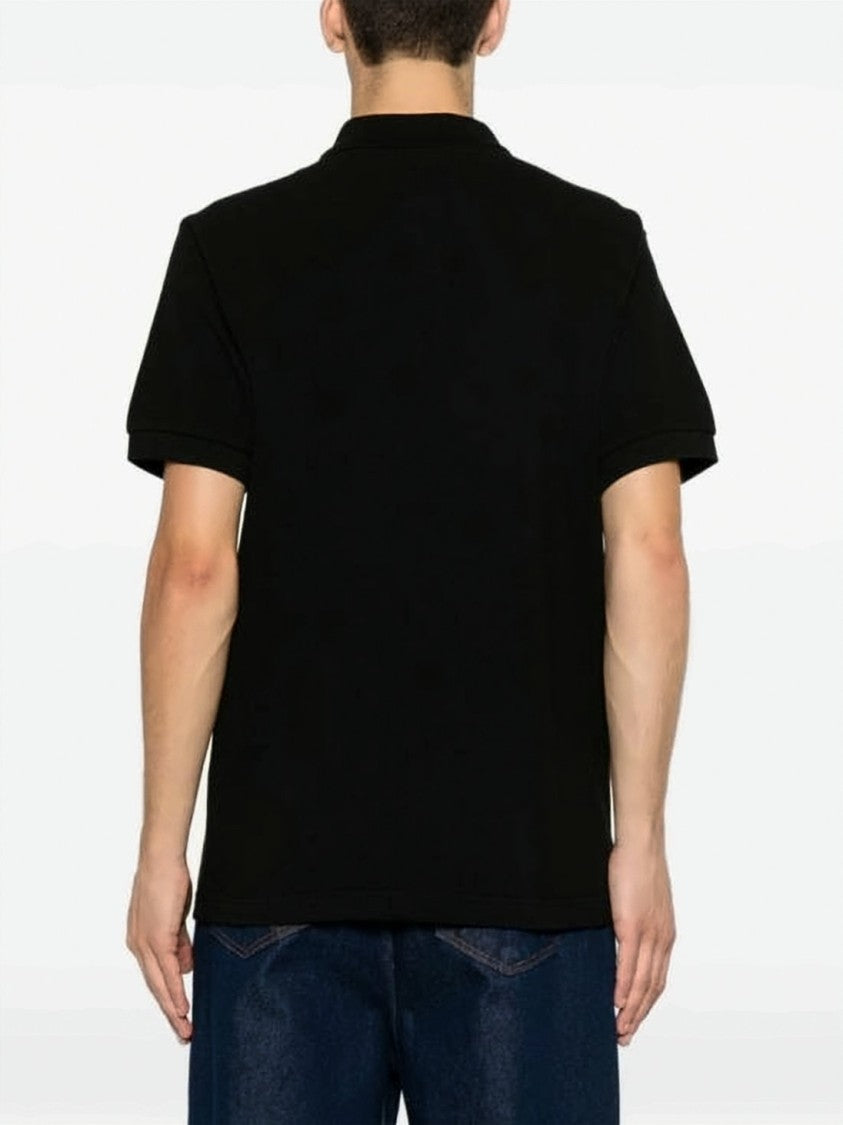 Kenzo Kenzo Signature Embroidered Slim Cotton Polo Shirt