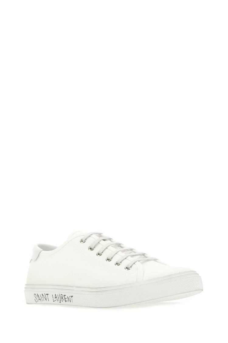 Saint Laurent Low-Top Sneakers With Lace-Up Closure And Subtle Logo