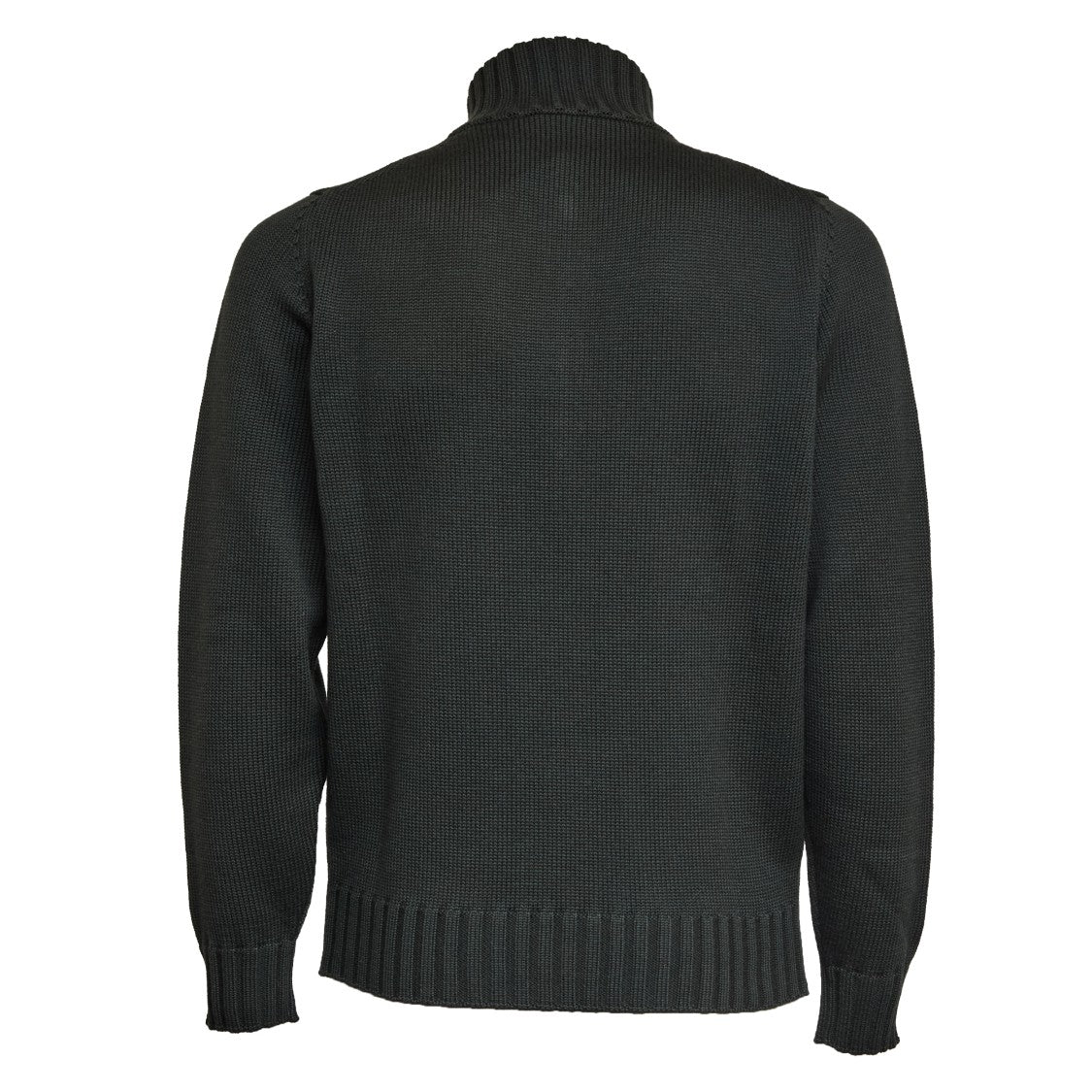 Filippo De Laurentiis High Collar Half-Zip Merino Wool Sweater