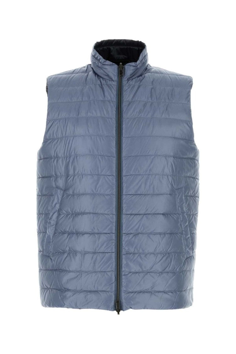 Herno Air Force Blue Nylon Reversible Jacket