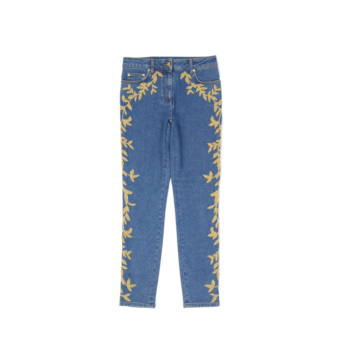 Moschino Slim Fit Cotton Denim Jeans