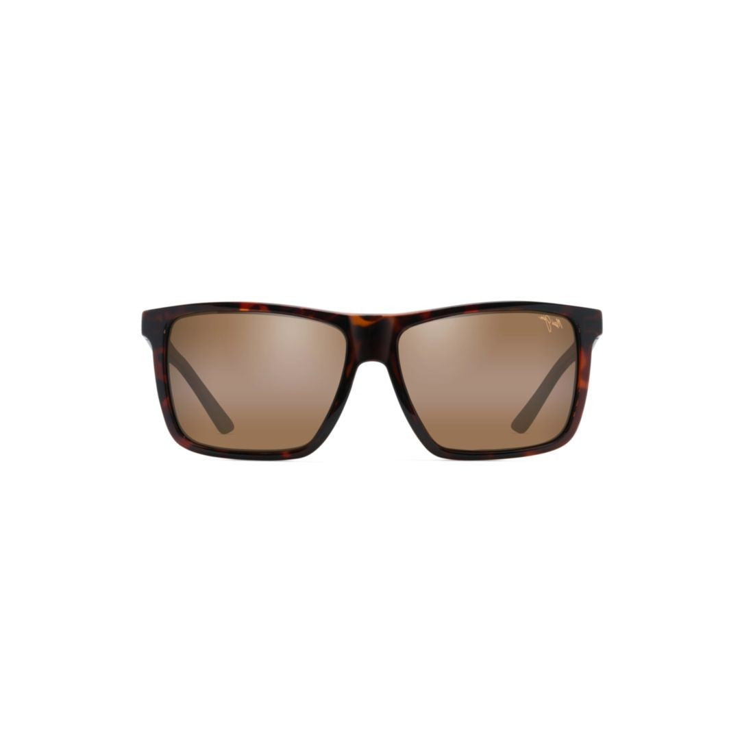 Maui Jim Mamalu Bay Rectangular Tortoiseshell Sunglasses With Brown-Tinted Lenses