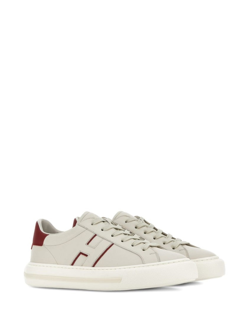 Hogan Silk And Nylon Tonal Stitch Sneakers