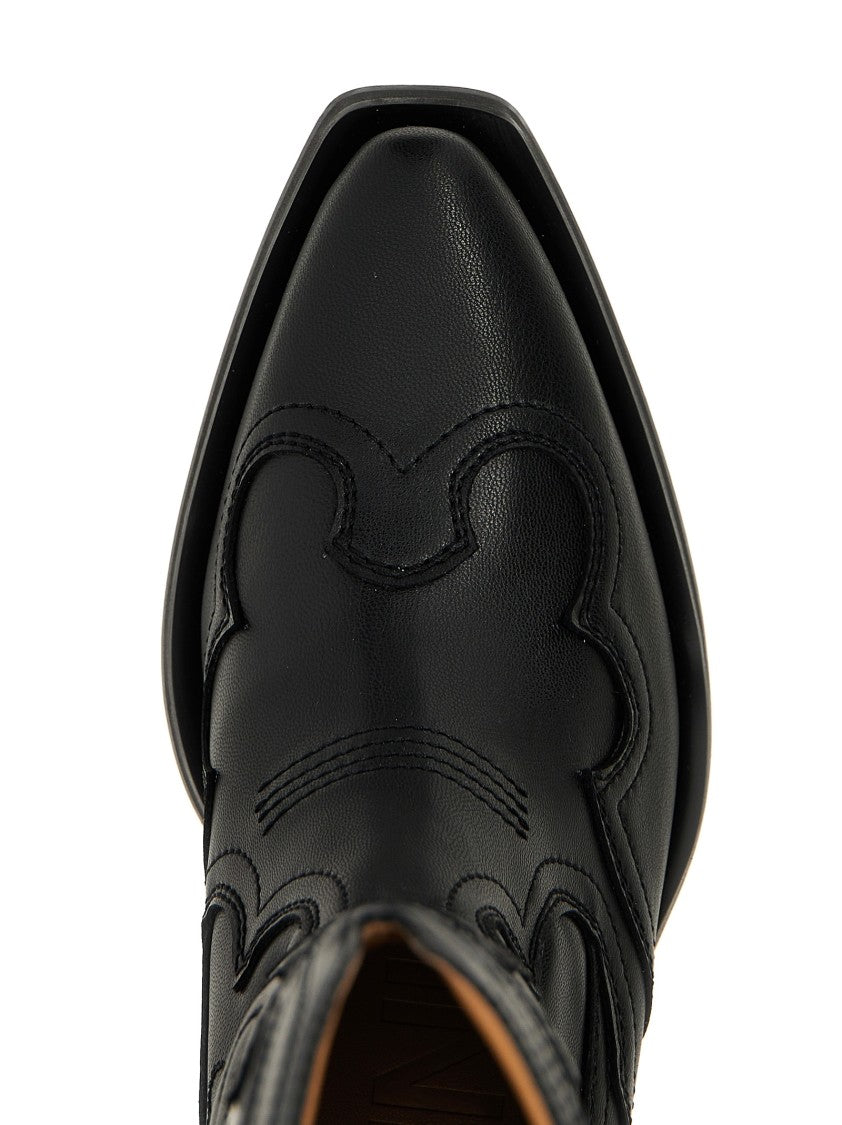 Ganni 'Western' Texas Boots