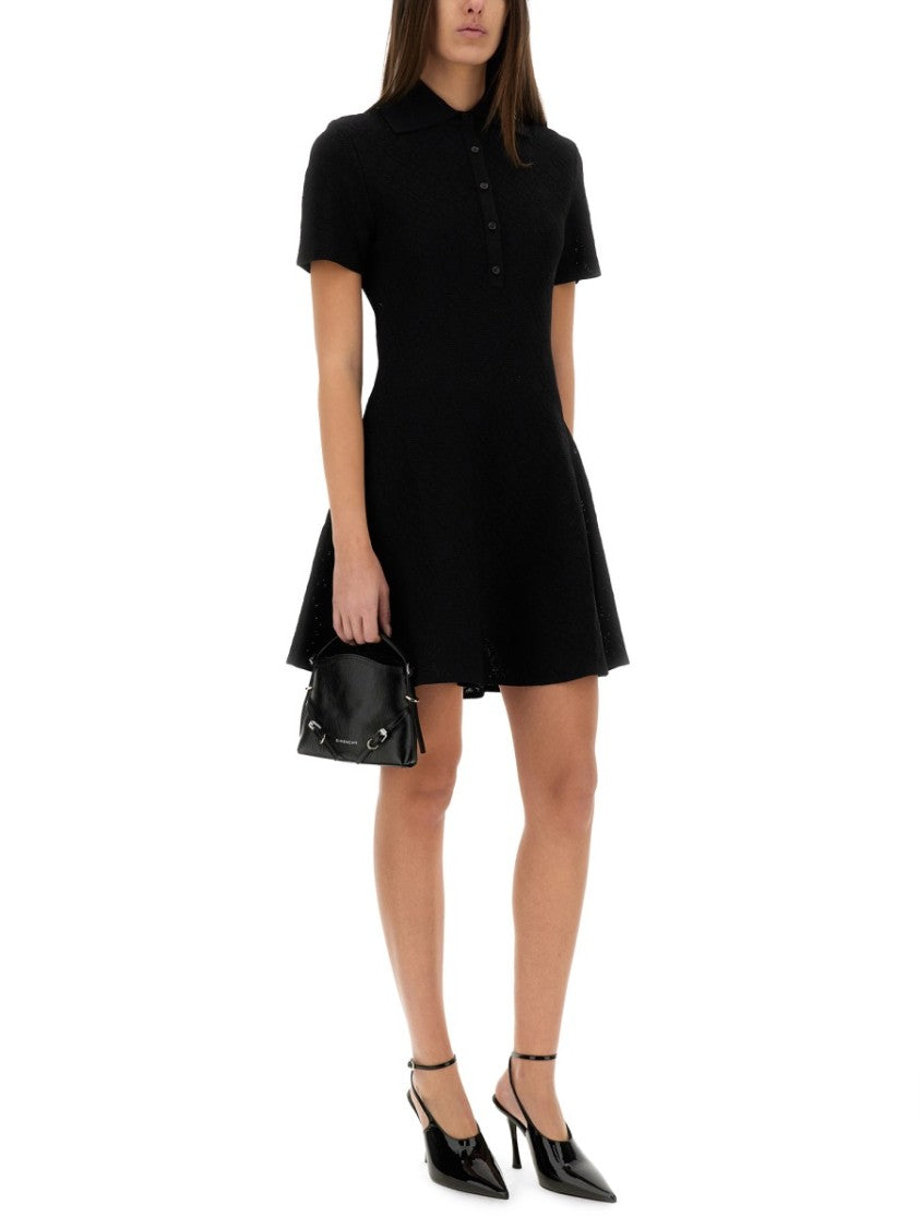 Givenchy Textured Jacquard Polo Style Dress