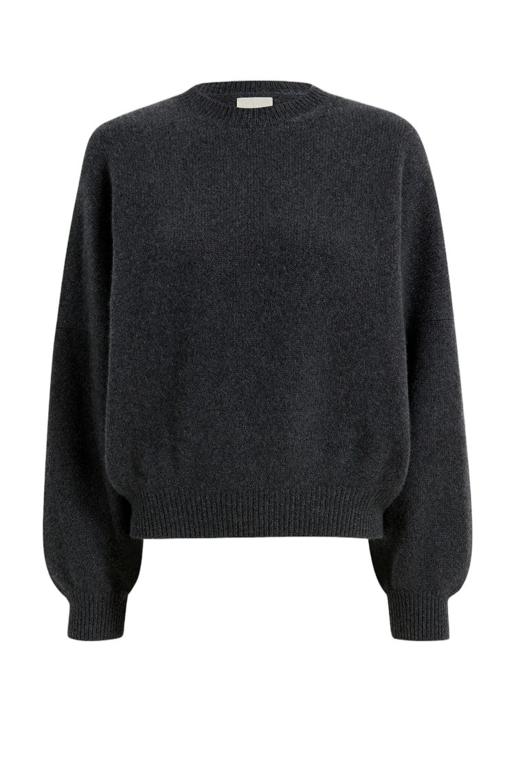 Khaite Smoke Grey Margaux Cashmere Sweater