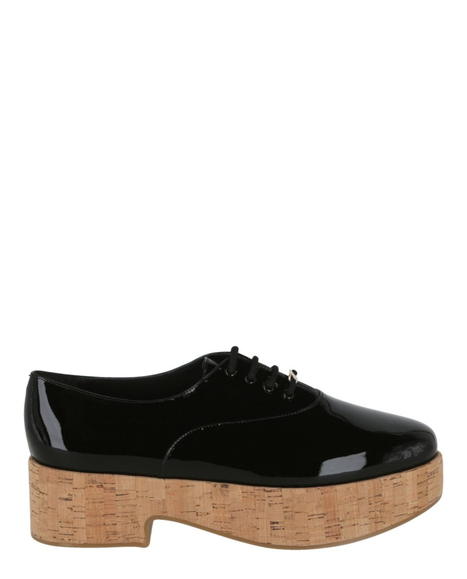 Ferragamo Viviane Platform Patent Leather Oxfords